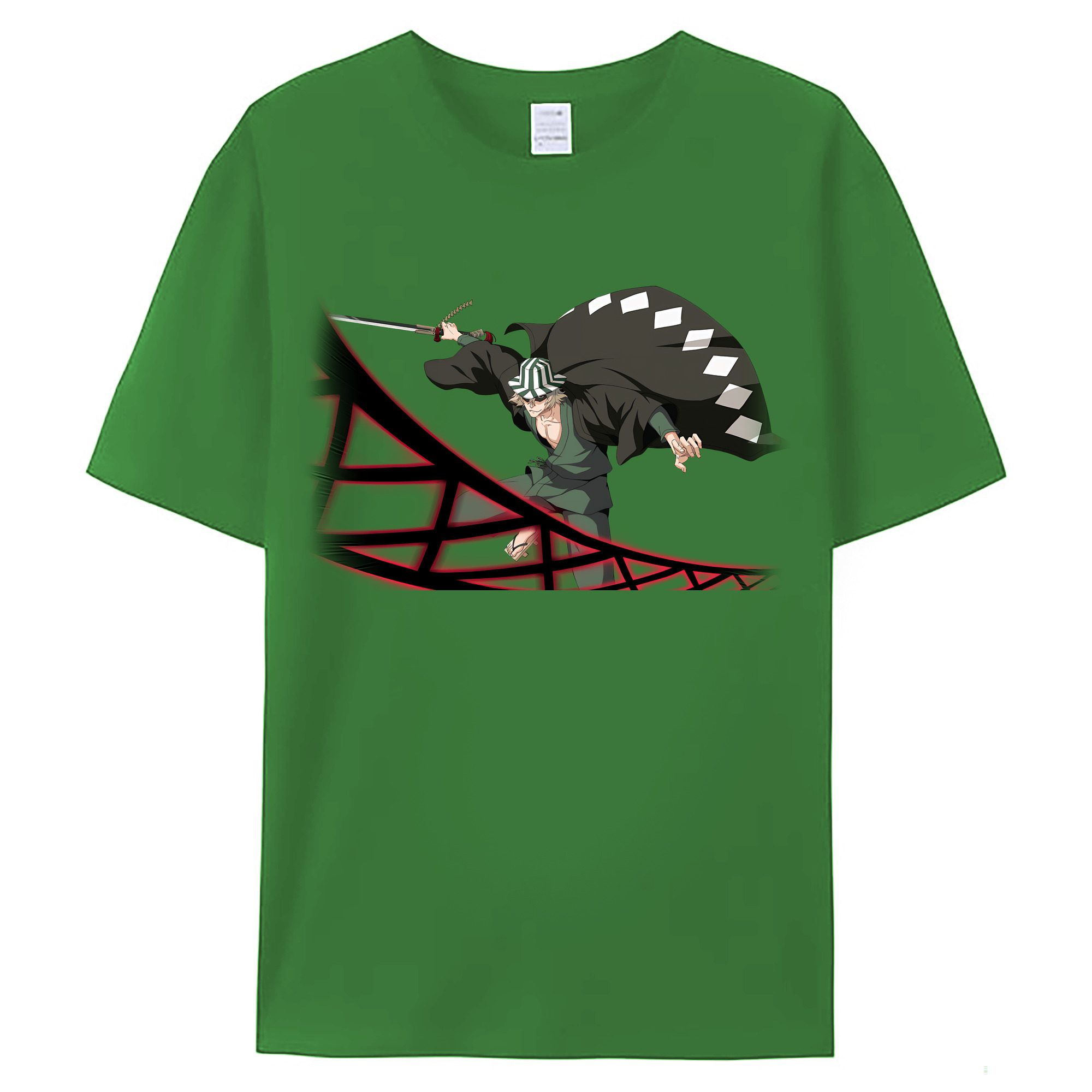 （画像用） "ブリーチ 浦原 喜助（うらはら きすけ） BLEACH Urahara Kisuke " レディースカジュアルプリントTシャツ（綿100％）
